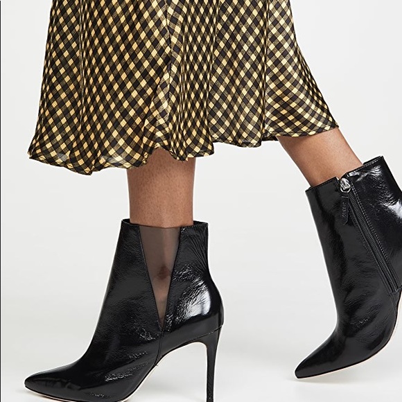 NWT Schutz Adilene Patent Leather Ankle Bootie